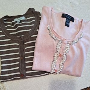 Two sweaters size (m) and (L)